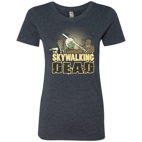 T-Shirts Vintage Navy / Small Skywalking Dead Women's Triblend T-Shirt