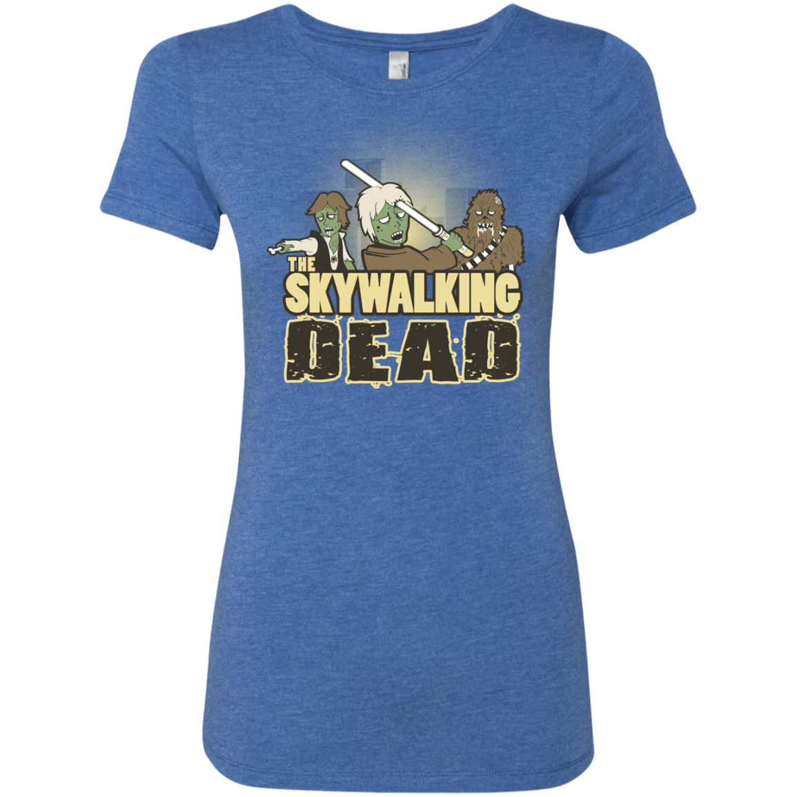 T-Shirts Vintage Royal / Small Skywalking Dead Women's Triblend T-Shirt