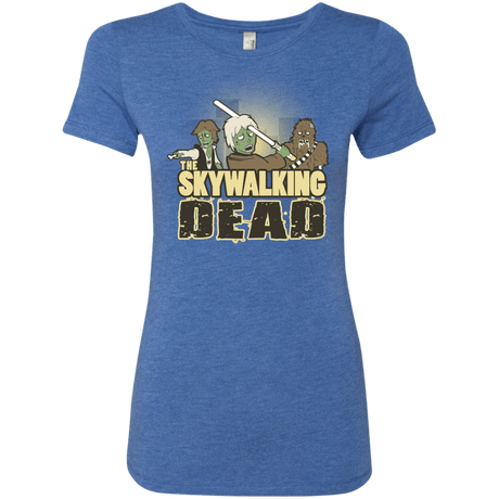 T-Shirts Vintage Royal / Small Skywalking Dead Women's Triblend T-Shirt