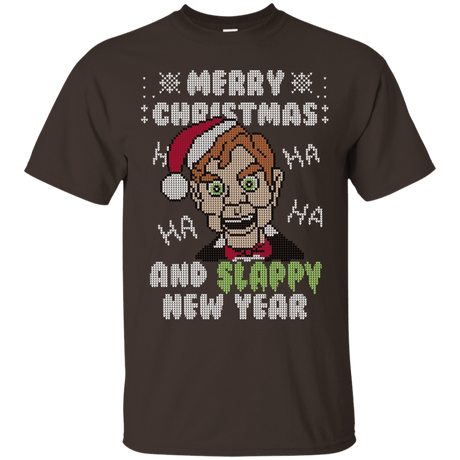 T-Shirts Dark Chocolate / S Slappy New Year T-Shirt