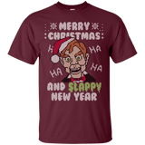 T-Shirts Maroon / S Slappy New Year T-Shirt