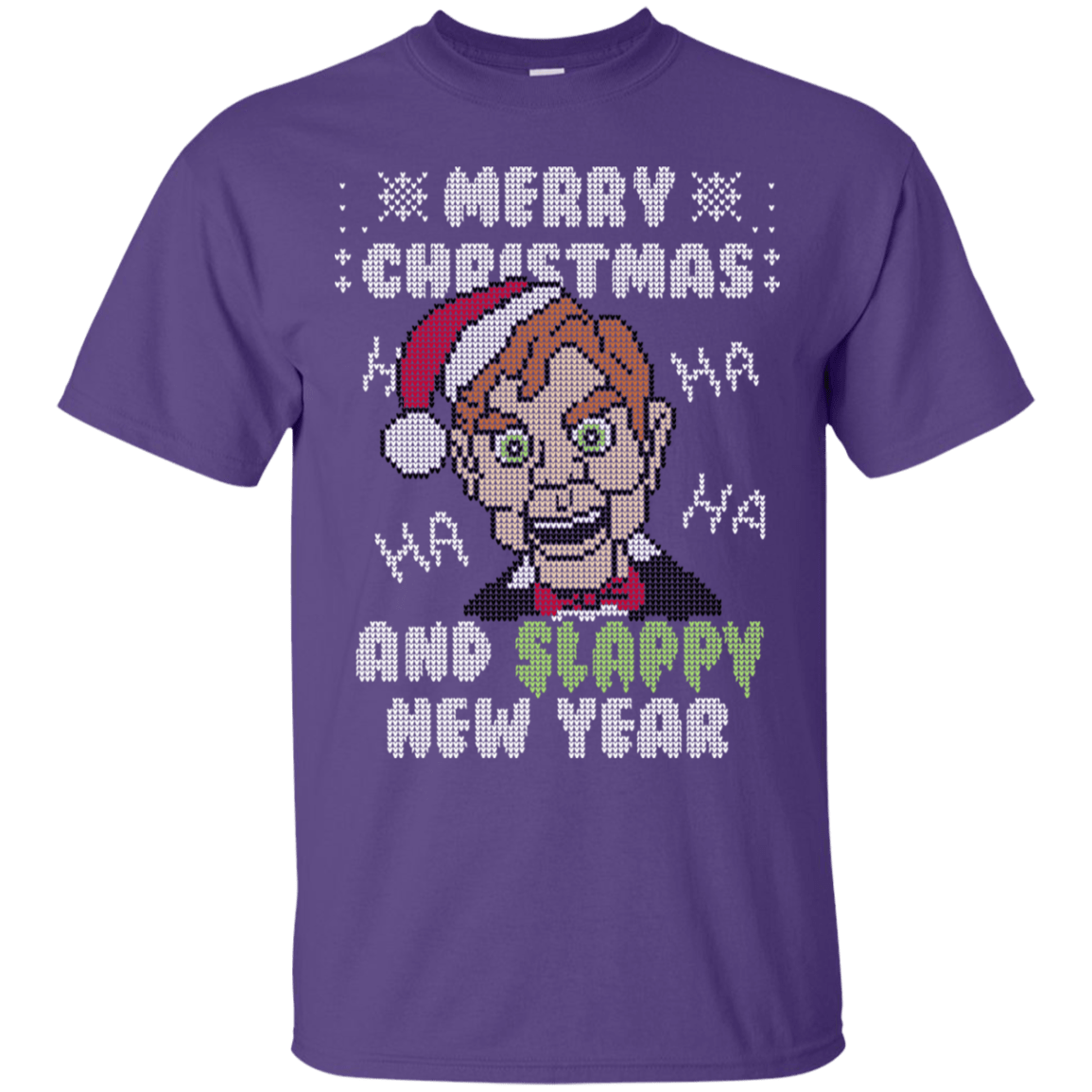 T-Shirts Purple / S Slappy New Year T-Shirt
