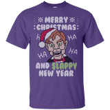 T-Shirts Purple / S Slappy New Year T-Shirt
