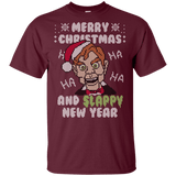 T-Shirts Maroon / YXS Slappy New Year Youth T-Shirt