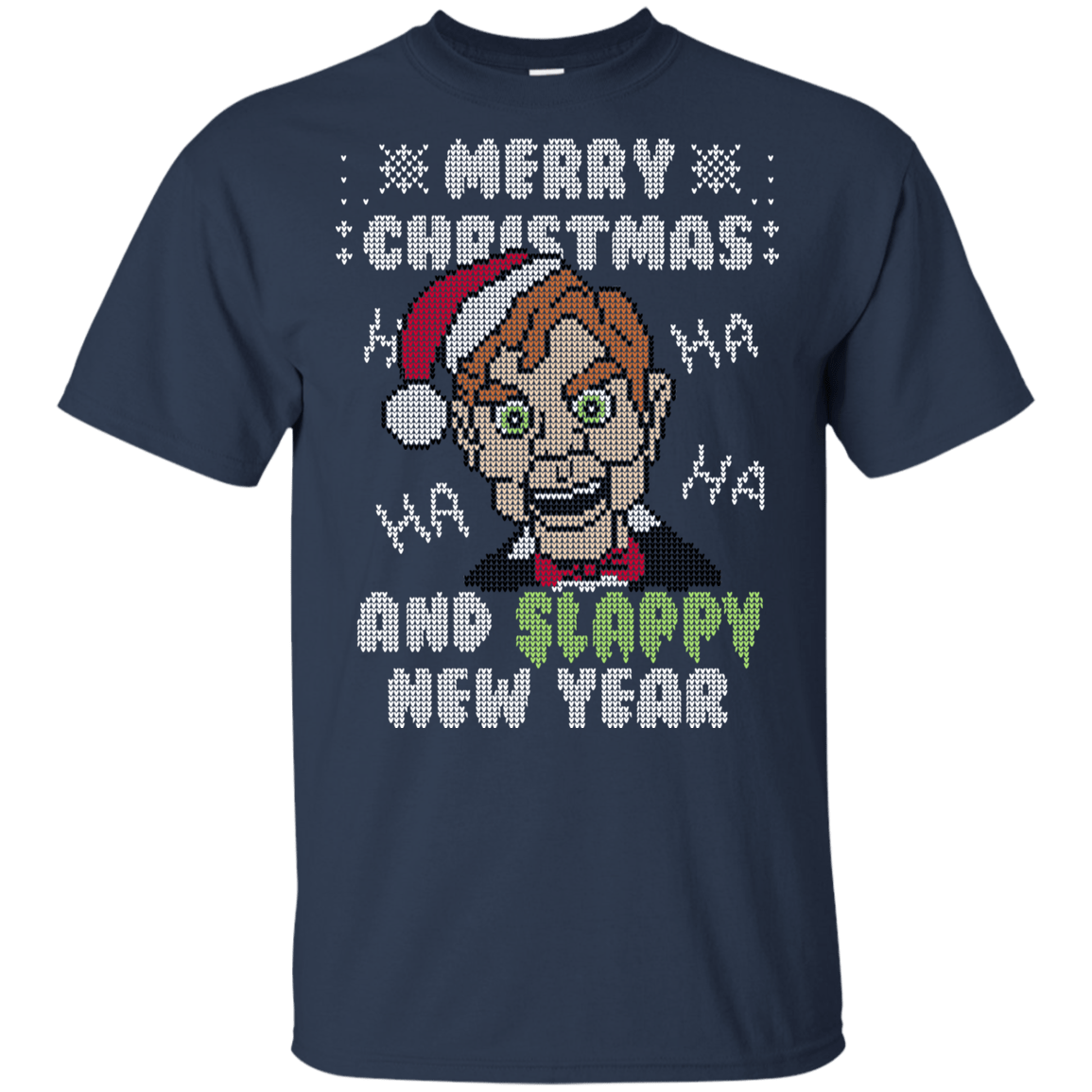 T-Shirts Navy / YXS Slappy New Year Youth T-Shirt