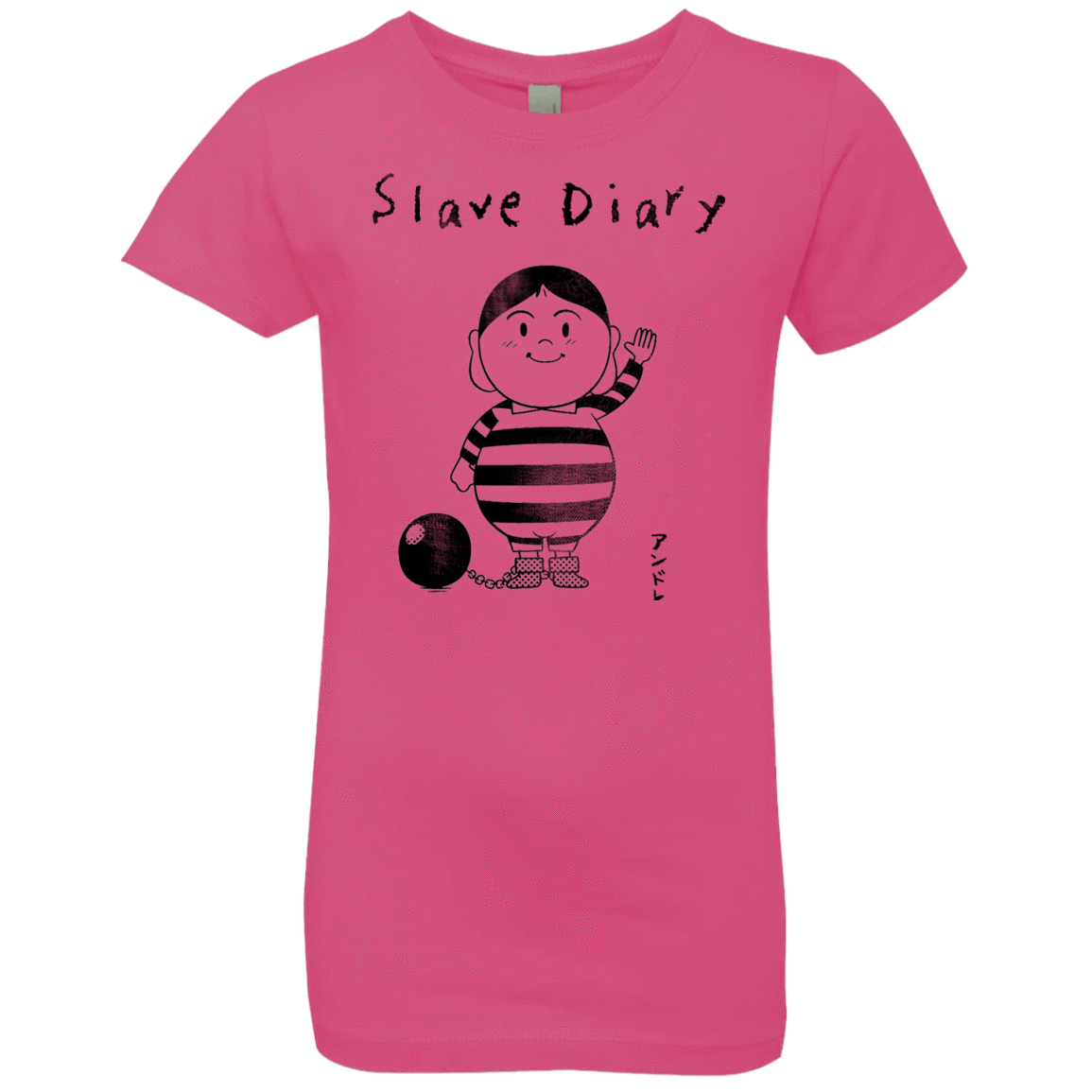 T-Shirts Hot Pink / YXS Slave Diary Girls Premium T-Shirt