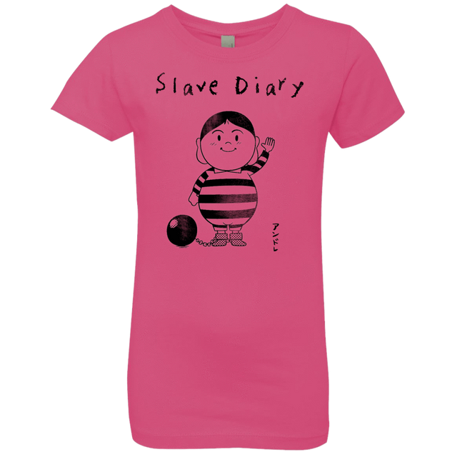T-Shirts Hot Pink / YXS Slave Diary Girls Premium T-Shirt