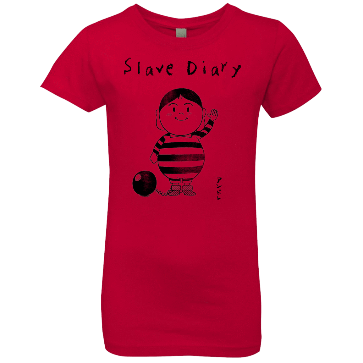 T-Shirts Red / YXS Slave Diary Girls Premium T-Shirt