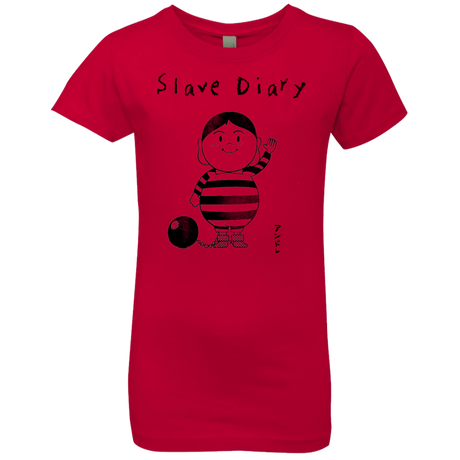 T-Shirts Red / YXS Slave Diary Girls Premium T-Shirt