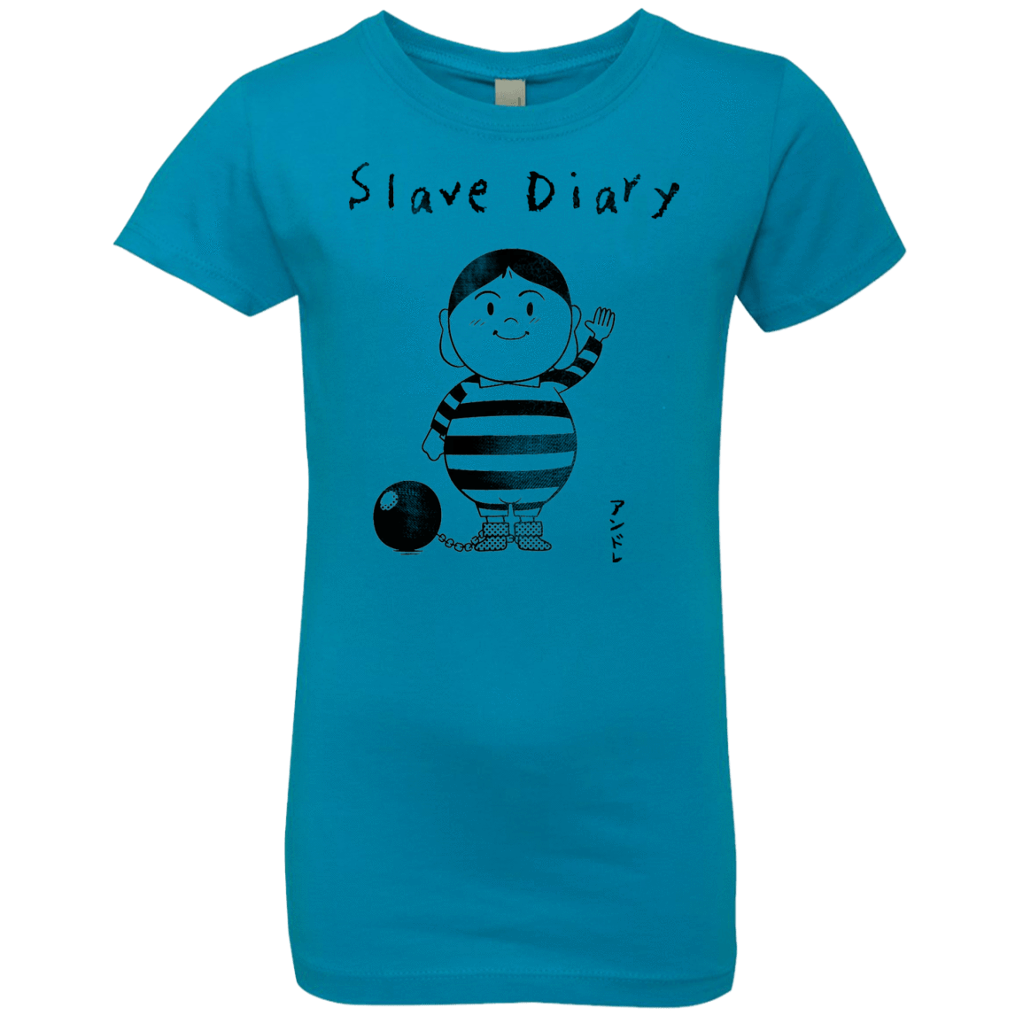 T-Shirts Turquoise / YXS Slave Diary Girls Premium T-Shirt