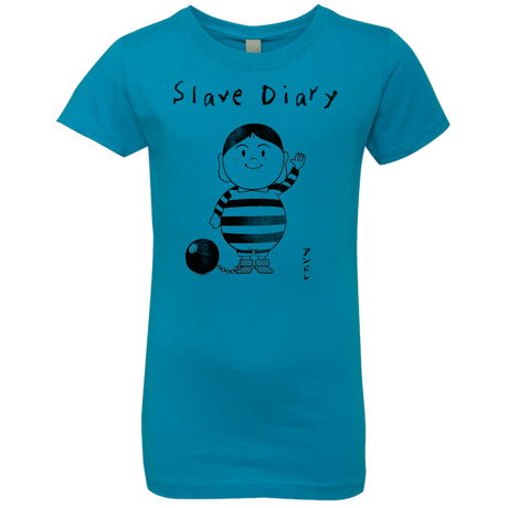 T-Shirts Turquoise / YXS Slave Diary Girls Premium T-Shirt
