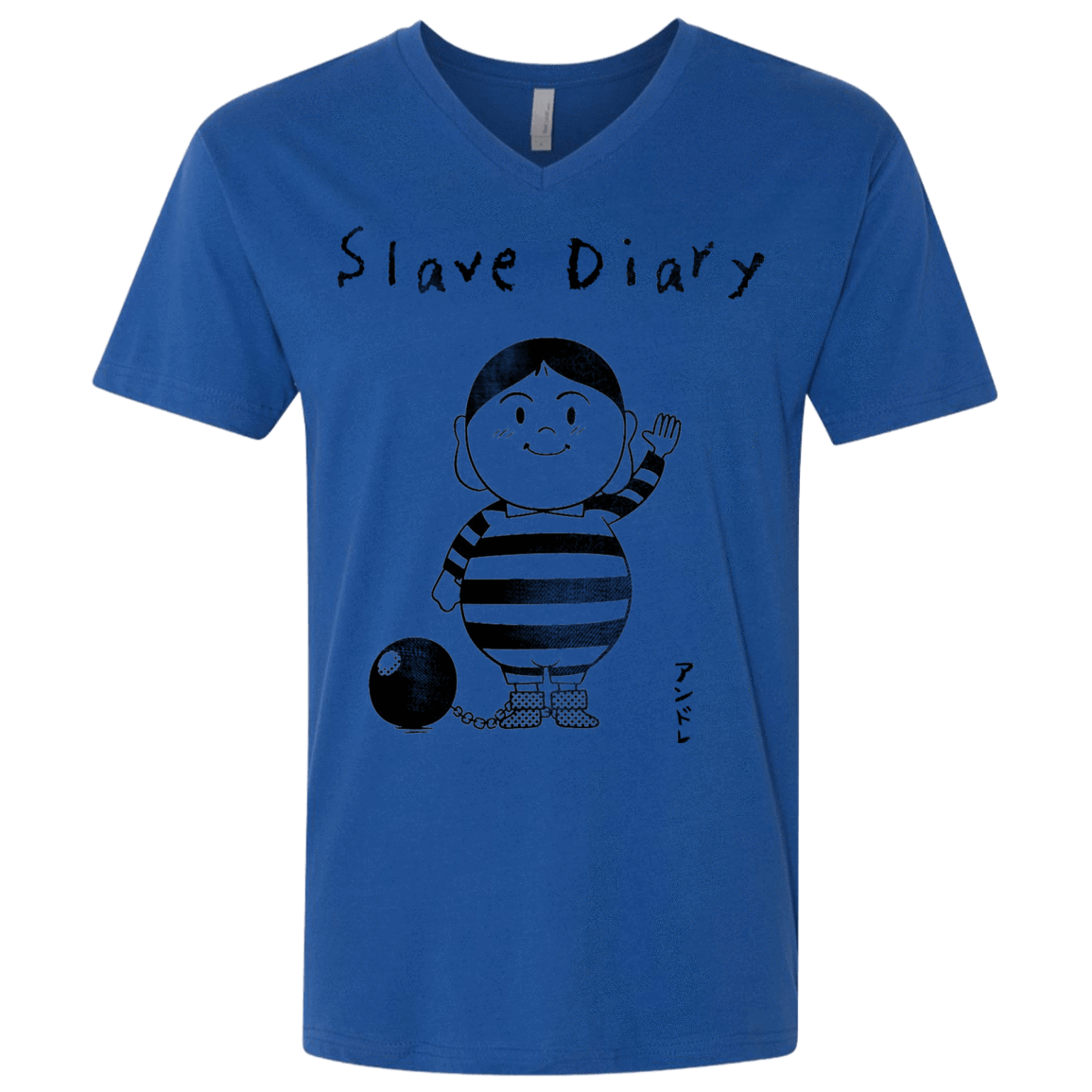 T-Shirts Royal / X-Small Slave Diary Men's Premium V-Neck