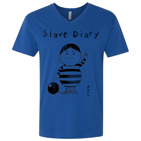 T-Shirts Royal / X-Small Slave Diary Men's Premium V-Neck