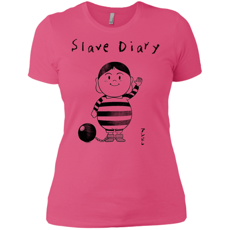 T-Shirts Hot Pink / X-Small Slave Diary Women's Premium T-Shirt