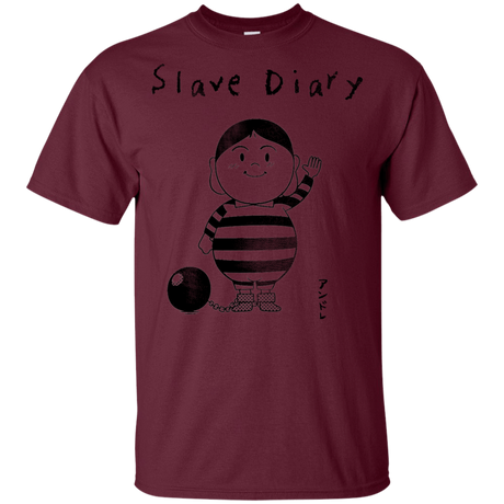 T-Shirts Maroon / YXS Slave Diary Youth T-Shirt