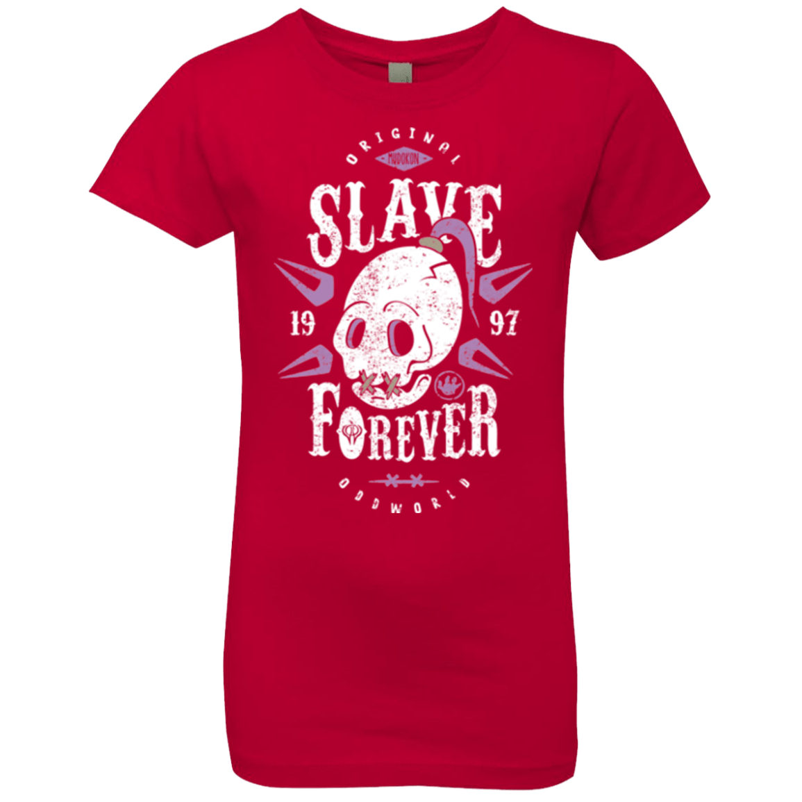 T-Shirts Red / YXS Slave Forever Girls Premium T-Shirt