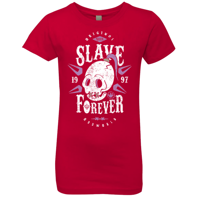 T-Shirts Red / YXS Slave Forever Girls Premium T-Shirt