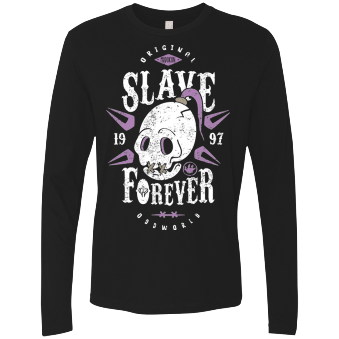 T-Shirts Black / Small Slave Forever Men's Premium Long Sleeve