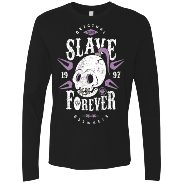 T-Shirts Black / Small Slave Forever Men's Premium Long Sleeve