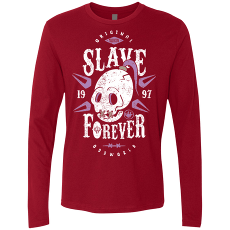 T-Shirts Cardinal / Small Slave Forever Men's Premium Long Sleeve