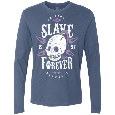 T-Shirts Indigo / Small Slave Forever Men's Premium Long Sleeve