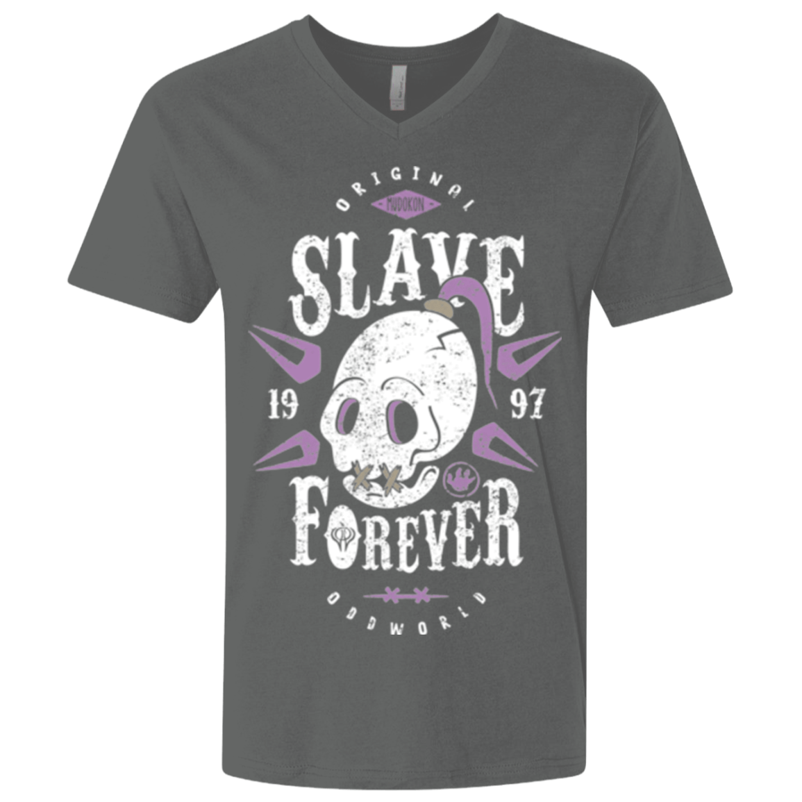 T-Shirts Heavy Metal / X-Small Slave Forever Men's Premium V-Neck