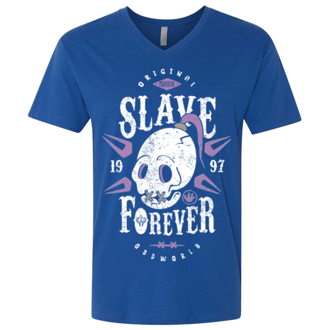 T-Shirts Royal / X-Small Slave Forever Men's Premium V-Neck
