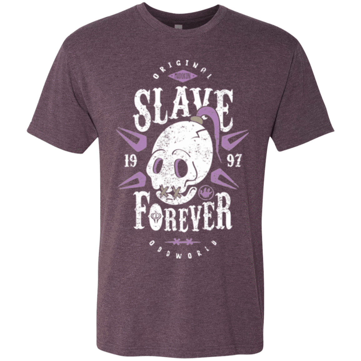 T-Shirts Vintage Purple / Small Slave Forever Men's Triblend T-Shirt