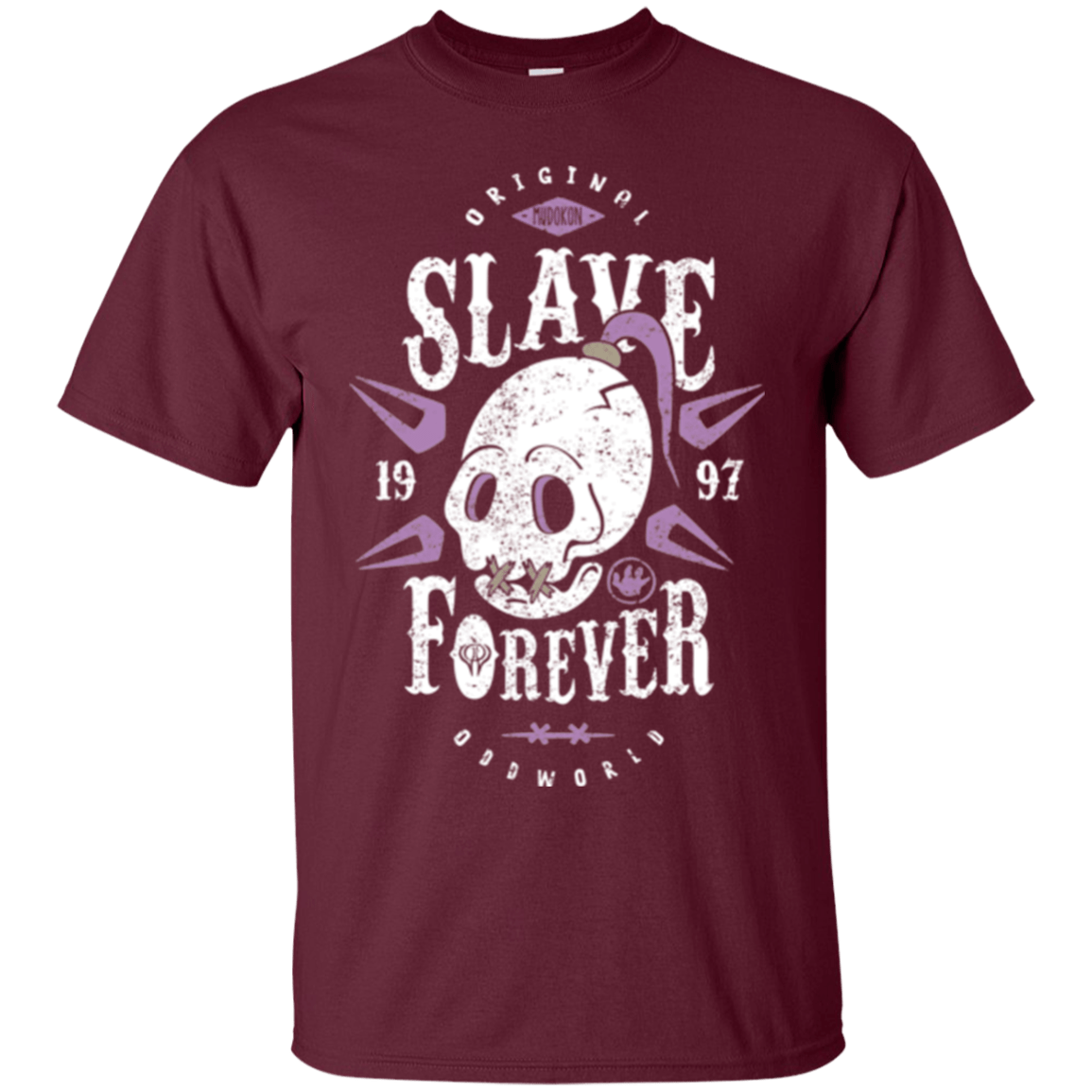 T-Shirts Maroon / Small Slave Forever T-Shirt