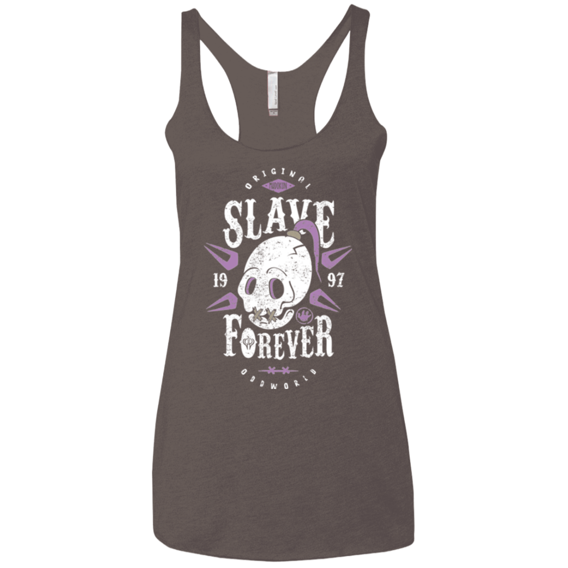 T-Shirts Macchiato / X-Small Slave Forever Women's Triblend Racerback Tank