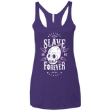 T-Shirts Purple / X-Small Slave Forever Women's Triblend Racerback Tank