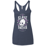 T-Shirts Vintage Navy / X-Small Slave Forever Women's Triblend Racerback Tank