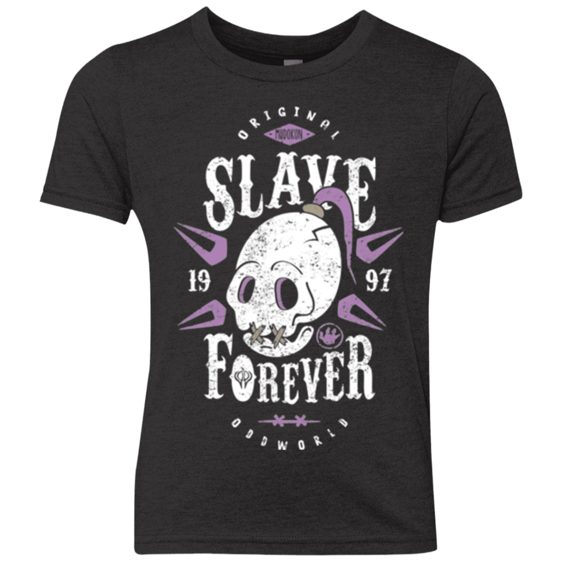 T-Shirts Vintage Black / YXS Slave Forever Youth Triblend T-Shirt