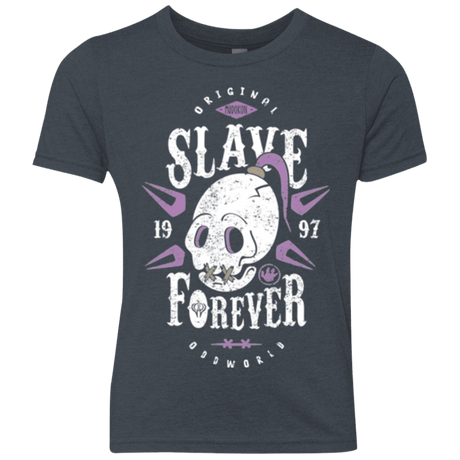 T-Shirts Vintage Navy / YXS Slave Forever Youth Triblend T-Shirt