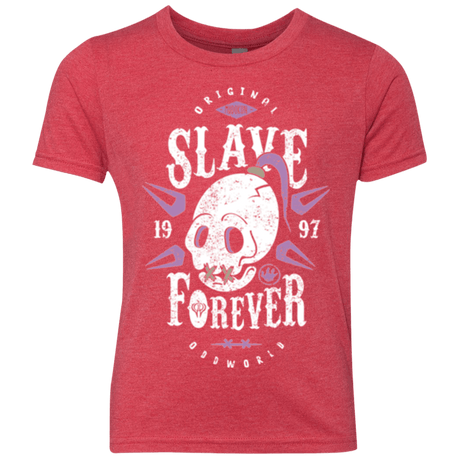 T-Shirts Vintage Red / YXS Slave Forever Youth Triblend T-Shirt