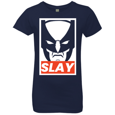 T-Shirts Midnight Navy / YXS SLAY Girls Premium T-Shirt