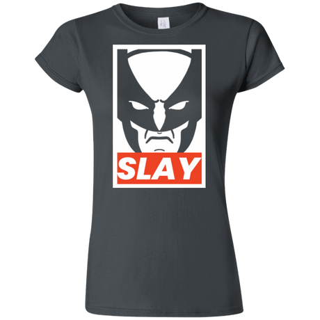 T-Shirts Charcoal / S SLAY Junior Slimmer-Fit T-Shirt