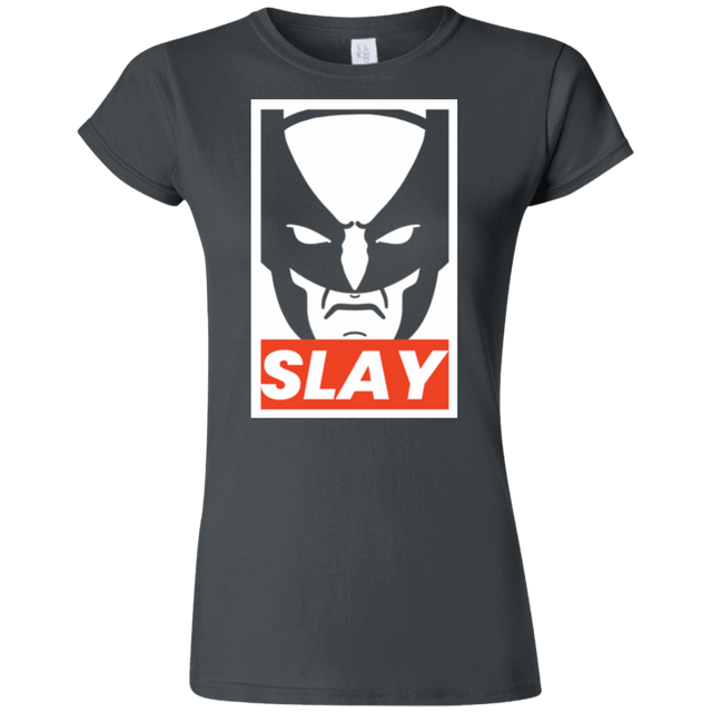 T-Shirts Charcoal / S SLAY Junior Slimmer-Fit T-Shirt