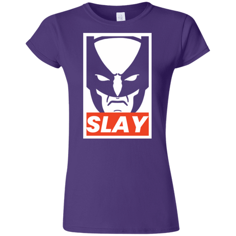 T-Shirts Purple / S SLAY Junior Slimmer-Fit T-Shirt