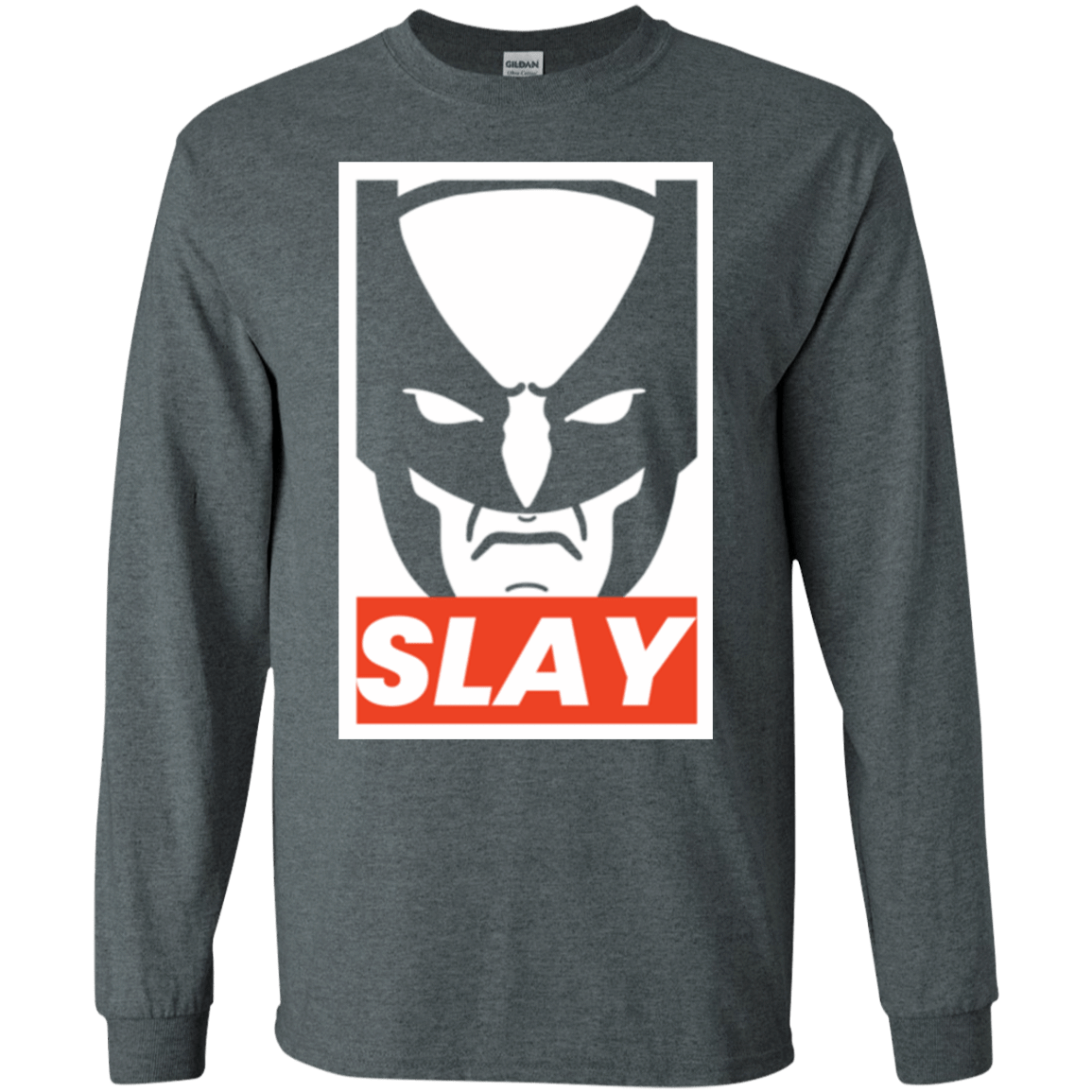 T-Shirts Dark Heather / S SLAY Men's Long Sleeve T-Shirt