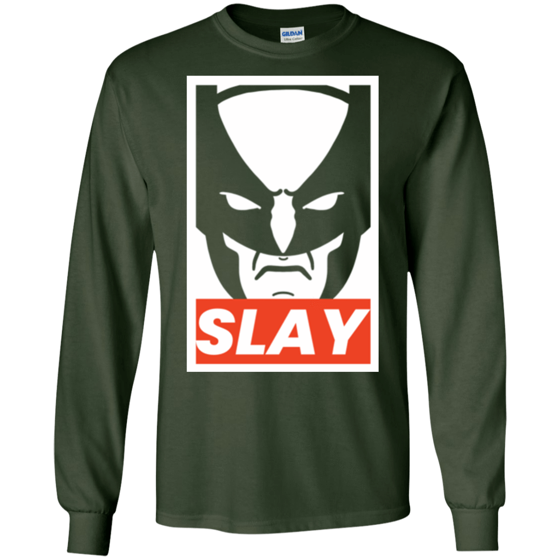 T-Shirts Forest Green / S SLAY Men's Long Sleeve T-Shirt