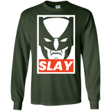 T-Shirts Forest Green / S SLAY Men's Long Sleeve T-Shirt