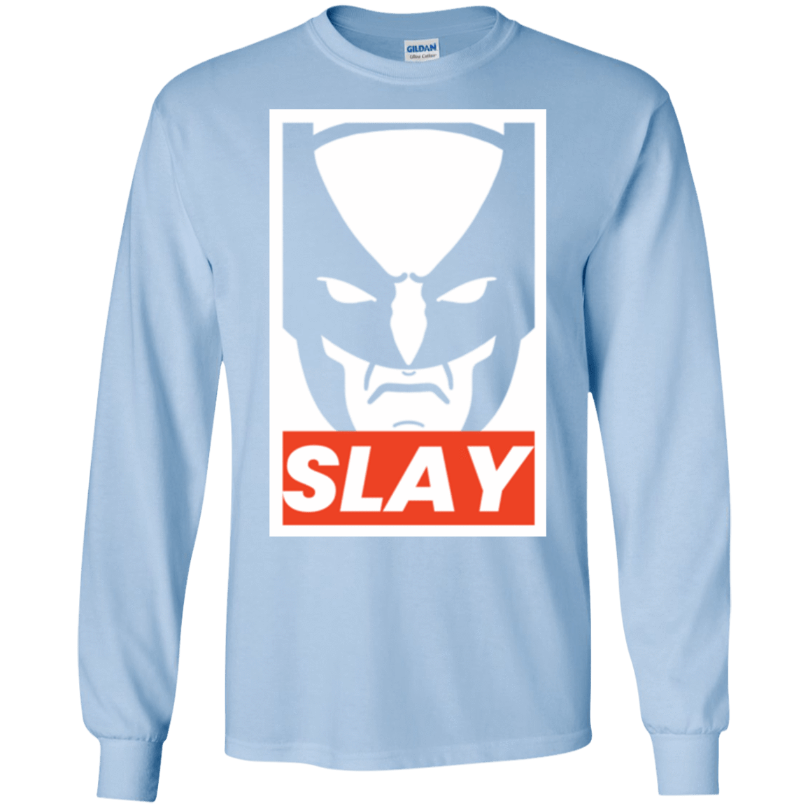 T-Shirts Light Blue / S SLAY Men's Long Sleeve T-Shirt