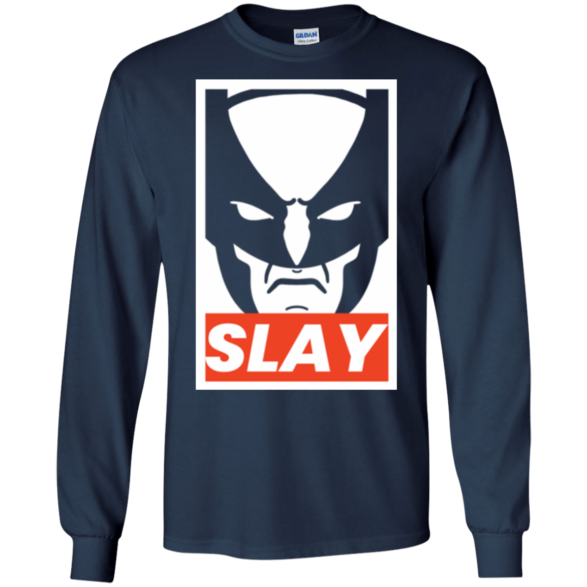 T-Shirts Navy / S SLAY Men's Long Sleeve T-Shirt