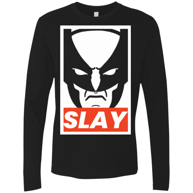 T-Shirts Black / S SLAY Men's Premium Long Sleeve
