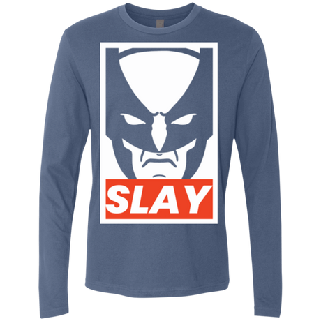 T-Shirts Indigo / S SLAY Men's Premium Long Sleeve