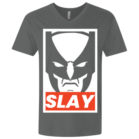 T-Shirts Heavy Metal / X-Small SLAY Men's Premium V-Neck