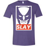 T-Shirts Heather Purple / S SLAY Men's Semi-Fitted Softstyle