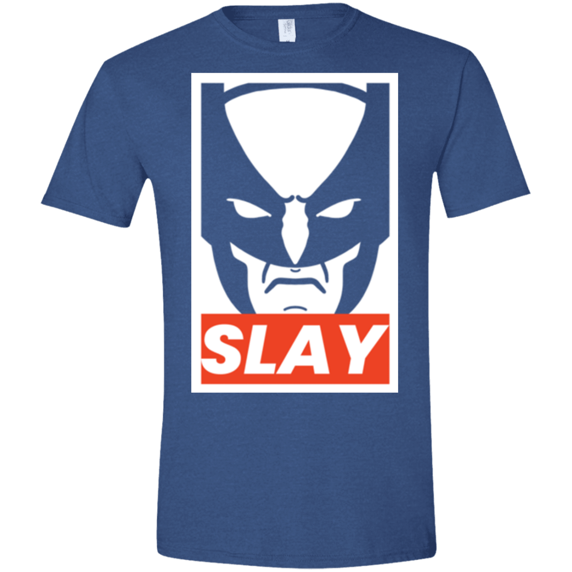 T-Shirts Heather Royal / X-Small SLAY Men's Semi-Fitted Softstyle