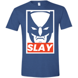 T-Shirts Heather Royal / X-Small SLAY Men's Semi-Fitted Softstyle